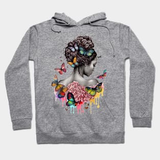 Butterfly Black Girl #2 Hoodie